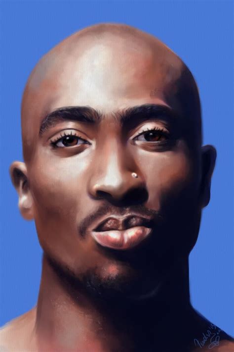 Tupac By Junfender On Deviantart Tupac Digital Painting Portrait