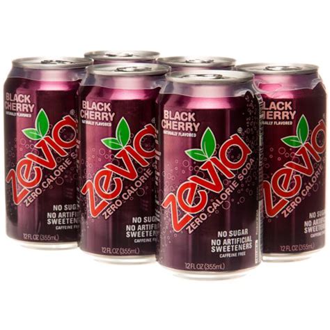 Zevia Llc Black Cherry Diet Soda Azure Standard