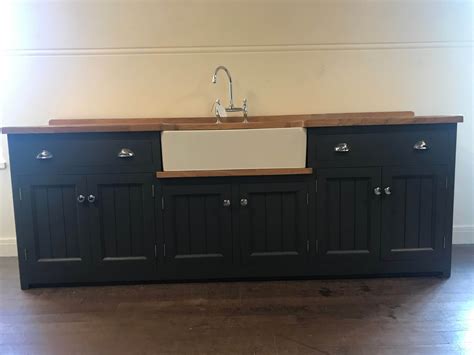 2500mm X 600mm Sink Unit With Double Belfast Sink Murdoch Troon