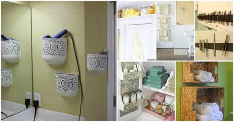 If you are intentional about organizing. 30 Brilliant Bathroom Organization and Storage DIY ...