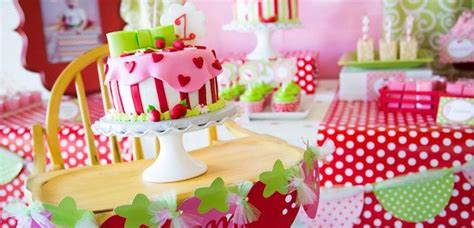 First birthday party supplies & decorations. Kara's Party Ideas Strawberry Shortcake Themed First ...