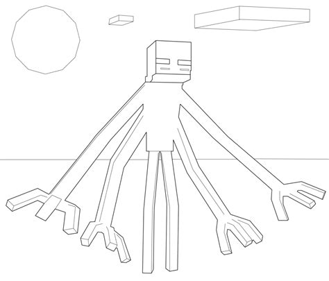 Minecraft Coloring Page Coloring Print