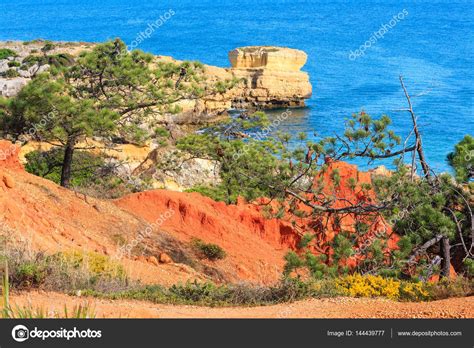 Atlantic Rocky Coast View Algarve Portugal Stock Photo By ©wildman