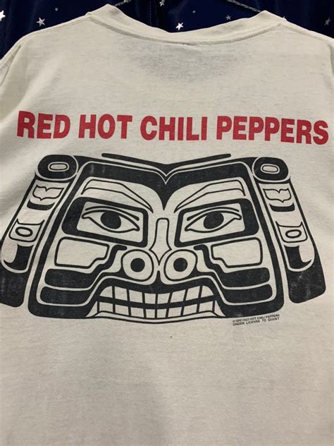 Vintage Red Hot Chili Peppers T Shirt 90s Size Xl Sale Etsy