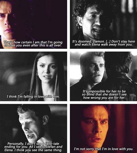 When someone asks how are you?, they really don't want an answer. Damon And Elena Love Quotes. QuotesGram