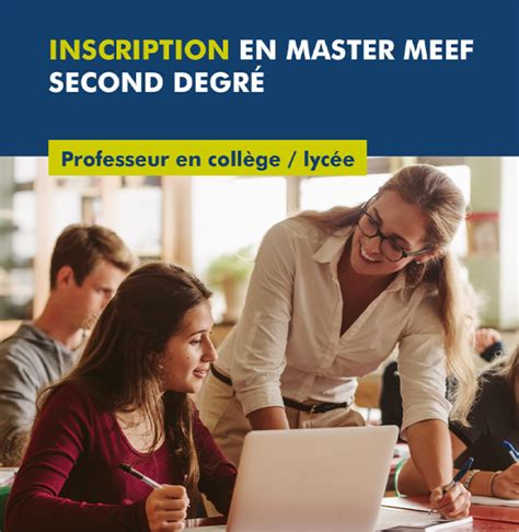 Inscription En Master Meef Second Degré Init