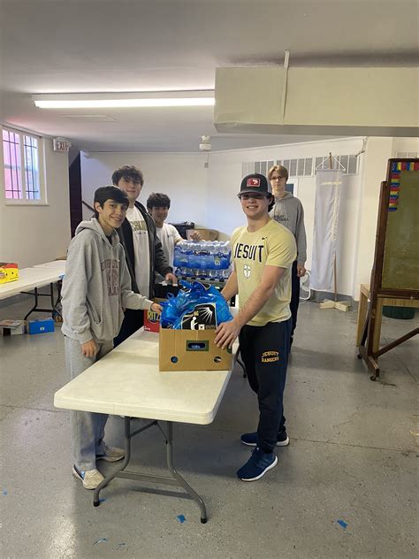 Jesuit Preparatory Enjoys Volunteering at the Pantry - Mount Olive