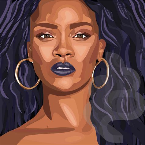 Rihanna Print | Etsy | Digital art girl, Pop art portraits, Art