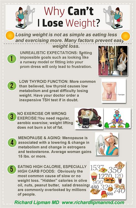 Infographic Why Cant I Lose Weight