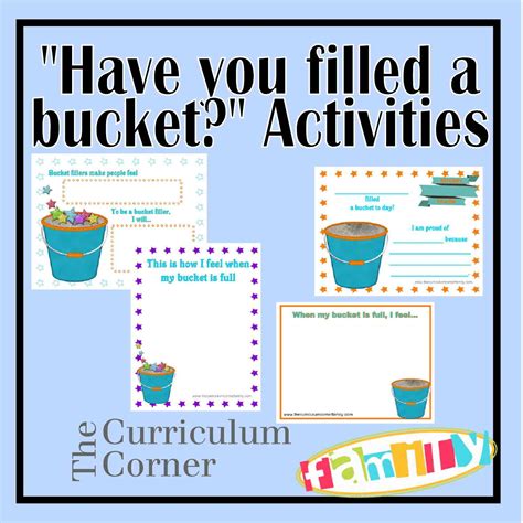 Bucket Filling Bucket Filler Activities School Counseling Lessons