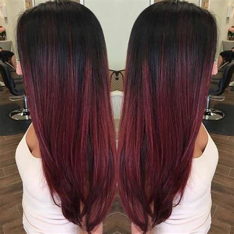 37 Top Images Ombre Black Hair To Red 45 Best Ombre Hair Color Ideas