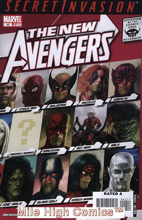 New Avengers 2004 Series Marvel 42 Good Comics Book Comic Books