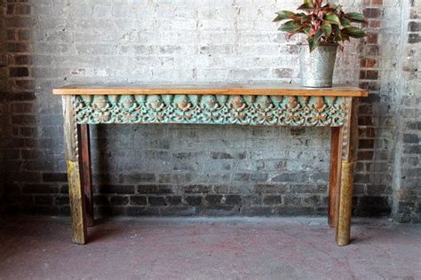 Reclaimed Console Table Salvaged Indian Architectural Elements Jodhpur