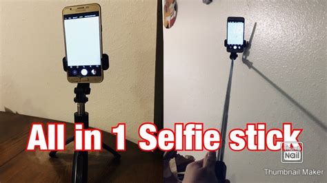 How To Use All In One Selfie Stick Youtube