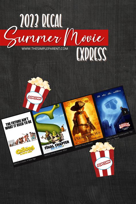 Regal Summer Movie Express 2 Movie Schedule Updated For 2023