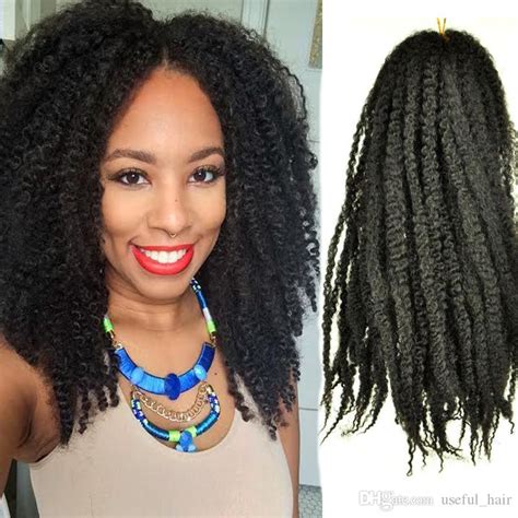 The best braided and twisted styles offer a wide range with kinky twists that you can do at home, you'll need marley hair, braiding hair or crochet kinky twist hair extensions, hair gel, a brush and a rat tail comb. 18 Afro Kinky Marley Braid Curly Hair Extension 100 Grams ...