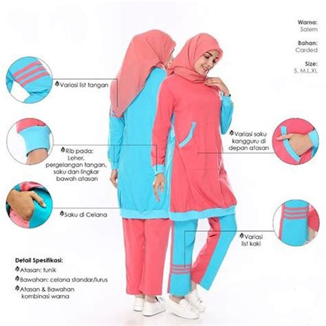 Yuk intip beberapa model dan gaya baju senam yang bakalan trend di 2019, supaya. Baju Olahraga Cewek Wanita Muslimah Syar'i Qirani | Shopee ...