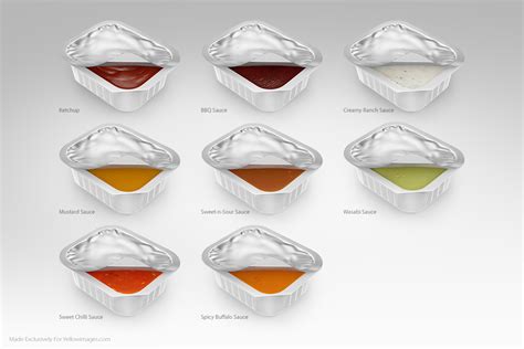 Download Sauce Dipping Cups Mockups on Behance