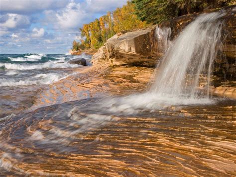 Pictured Rocks National Lakeshore Lake Superior Michigan Pictured