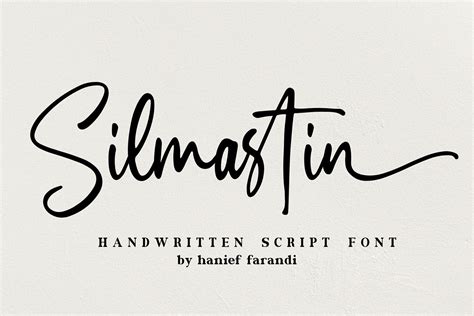 Silmastin Handwritten Script Font All Free Fonts