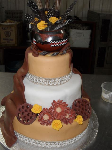 Beautiful African Wedding Cakes With African Traditional