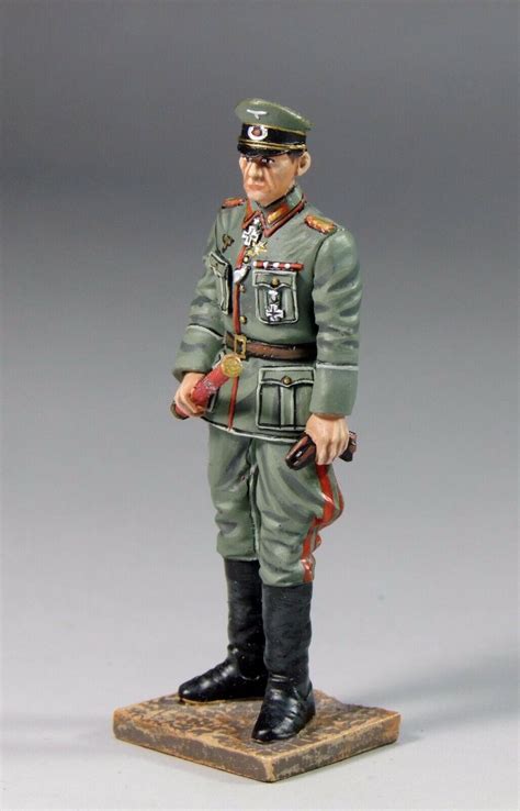 1 30 WW2 German General Erwin Rommel In General Uniform With Baton EBay