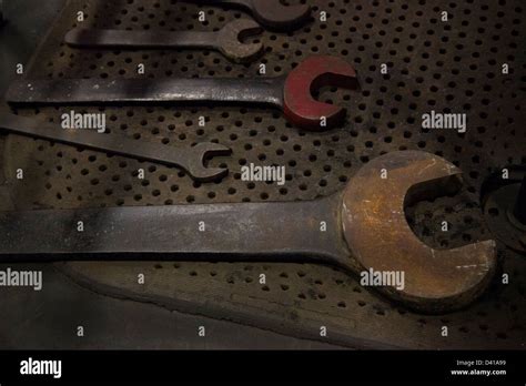 Old Rusted Wrenches Stock Photo Alamy