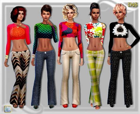 Dreaming 4 Sims Sims 4 Clothing Bell Bottoms Sims 4 Cc Clothes Female