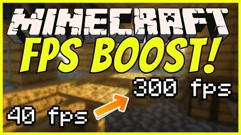 How To Get Massive Fps Boost In Minecraft All Versions Youtube