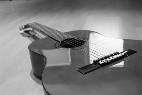Hình ảnh đen Và Trắng đàn Ghi Ta Acoustic Guitar Dụng Cụ Đơn Sắc