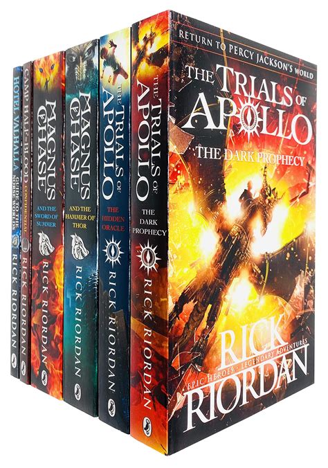 Trials Of Apollo 6 Books Collection Set Pack Magnus Chase Series By