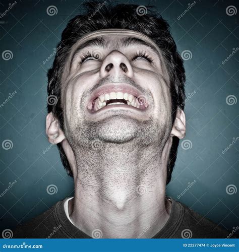 Stressed out young man stock photo. Image of neck, dark - 22277474