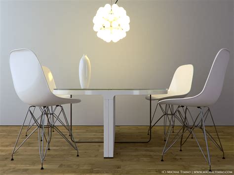 Eiffel chair with solid beech wood legs | formed from molded polypropylene, the eiffel wooden chair feels tailored to your body, which makes sitting down a pleasure. Eames eiffel chair | Indigo Renderer
