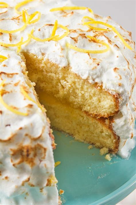 Lemon Meringue Cake Recipe Meringue Cake Lemon Meringue Cake