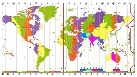 Tabel Perbedaan Waktu Dunia Imagesee