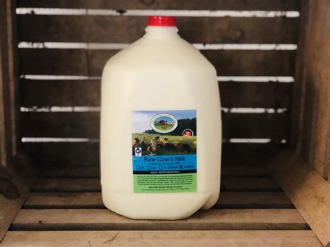 1 Gallon Raw Grass Fed A2 Milk Millers Bio Farm