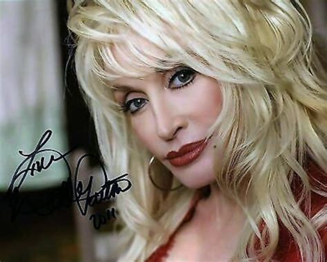 Dolly Parton Nashville Country Autograph Signed Auto Photo Etsy