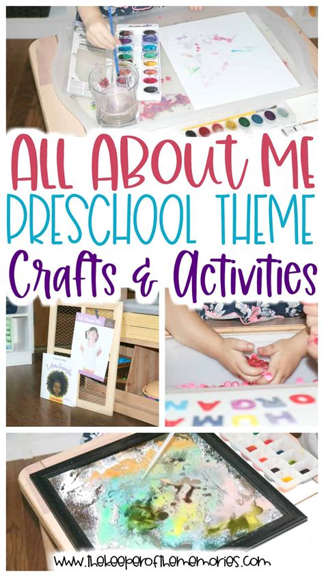 Preschool All About Me Theme Crafts And Activities