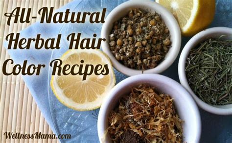 Natural Hair Dye Recipes For Any Hair Color Herbal Hair Colour