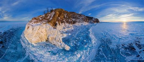 Lake Baikal Russia 360° Aerial Panoramas 360° Virtual Tours Around
