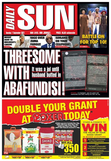 Daily Sun Newspaper Get Your Digital Subscription