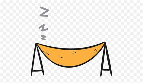 Hammock Chilling Transparent Png Hammock Emojihammock Emoji Free