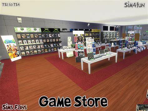 Ts2 To Ts4 Game Store By Sim4fun At Sims Fans Sims 4 Updates