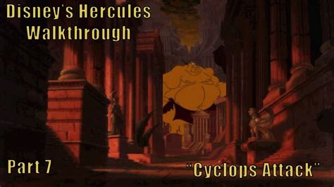 Disneys Hercules Walkthrough Part 7 Cyclops Attack Pc No