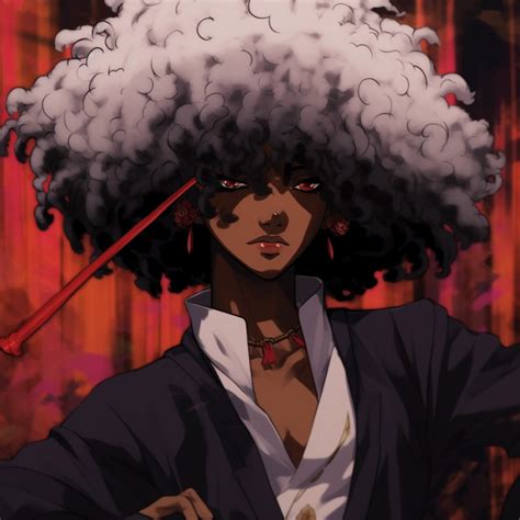 African Anime Character