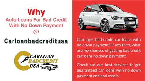 Ppt How To Get Car Loan With Bad Credit And No Down Payment