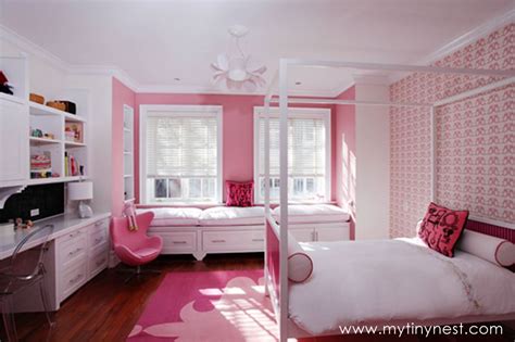 Pretty bedrooms for girls design tend to spoiled colors like pink, purple and blue. Design Reveal: Urban Pretty in Pink | Pink bedroom for ...