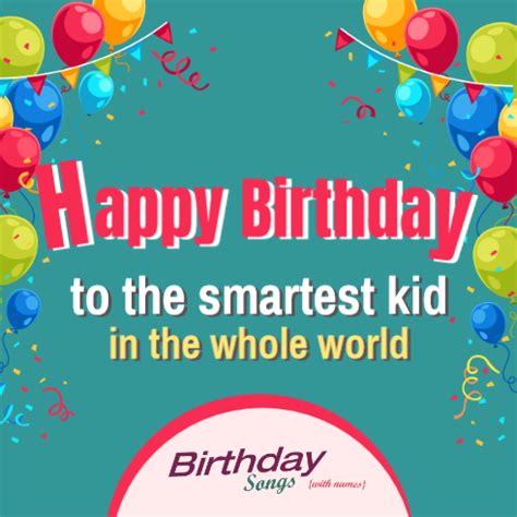 Download mp3's of the best happy birthday song download. #Happybirthday to the smartest kid in the whole world