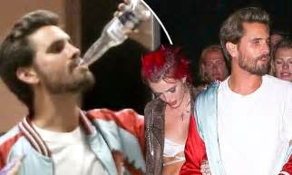bella thorne hides while spotted with scott disick again daily mail online