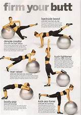 Pictures of Gym Ball Exercises